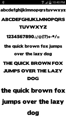 Free Fonts 50 Pack 12 android App screenshot 2