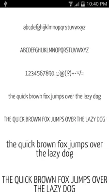 Free Fonts 50 Pack 12 android App screenshot 3