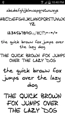 Free Fonts 50 Pack 12 android App screenshot 4