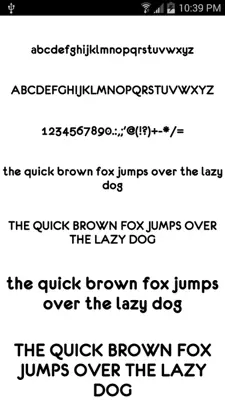 Free Fonts 50 Pack 12 android App screenshot 7